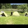 Палатка Husky BIRD 3 Plus, зеленый